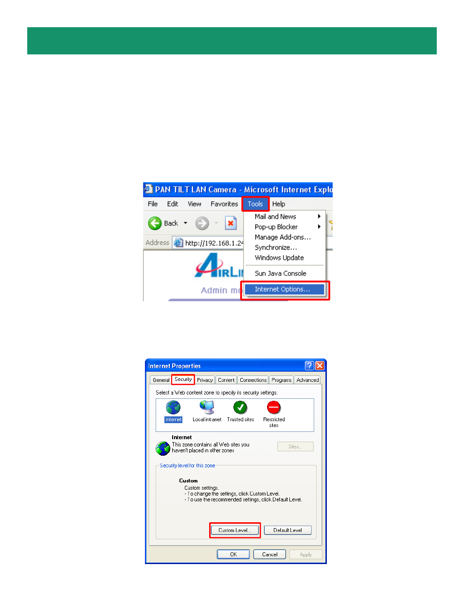 Airlink101 AICAP650W User Manual | Page 12 / 17