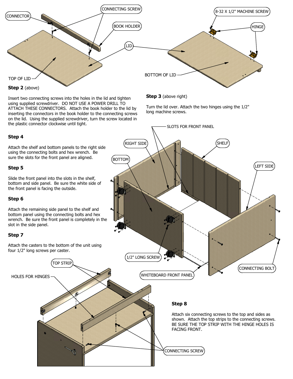 Steffy Wood Products Big Book Display User Manual | Page 2 / 3