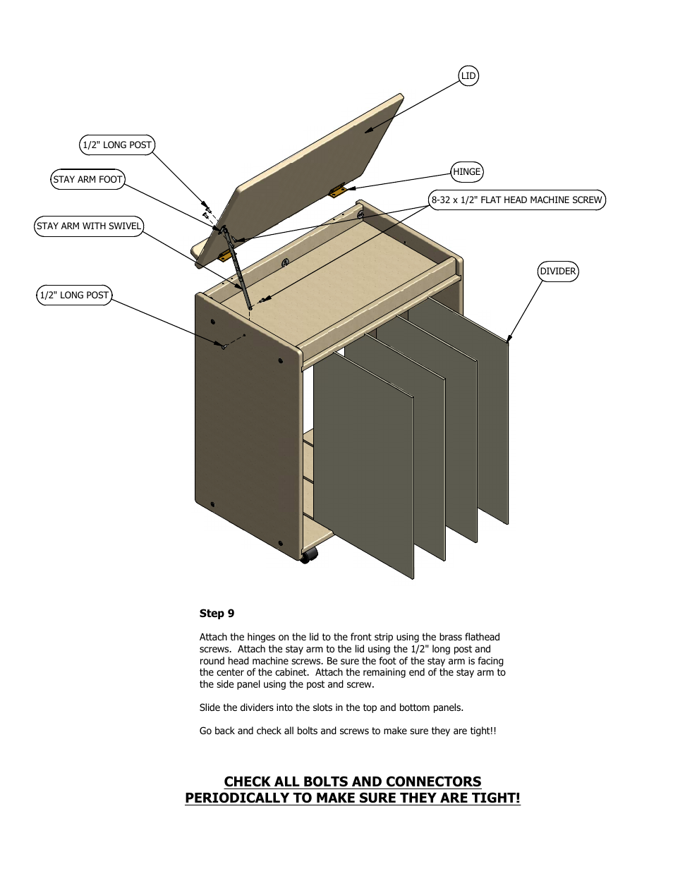 Steffy Wood Products Big Book Display User Manual | Page 3 / 3