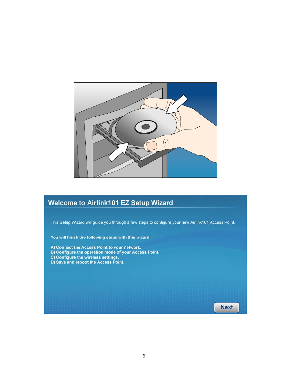 Chapter 2 configuring the access point, 1 installing the access point to your network | Airlink101 Airlik 101 N300 User Manual | Page 7 / 56