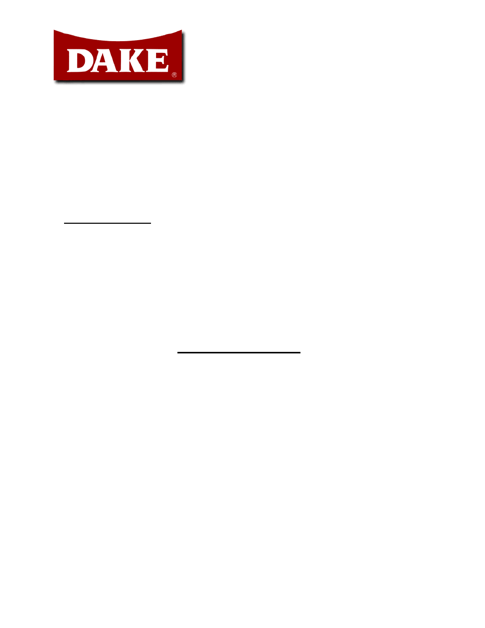 Dake Dura Press Force - 10/25 User Manual | 12 pages