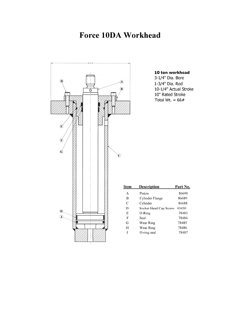 Dake Dura Press Force - 10/25 User Manual | Page 8 / 12