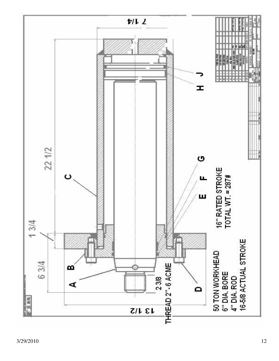 Dake Dura Press Force - 50 User Manual | Page 12 / 14