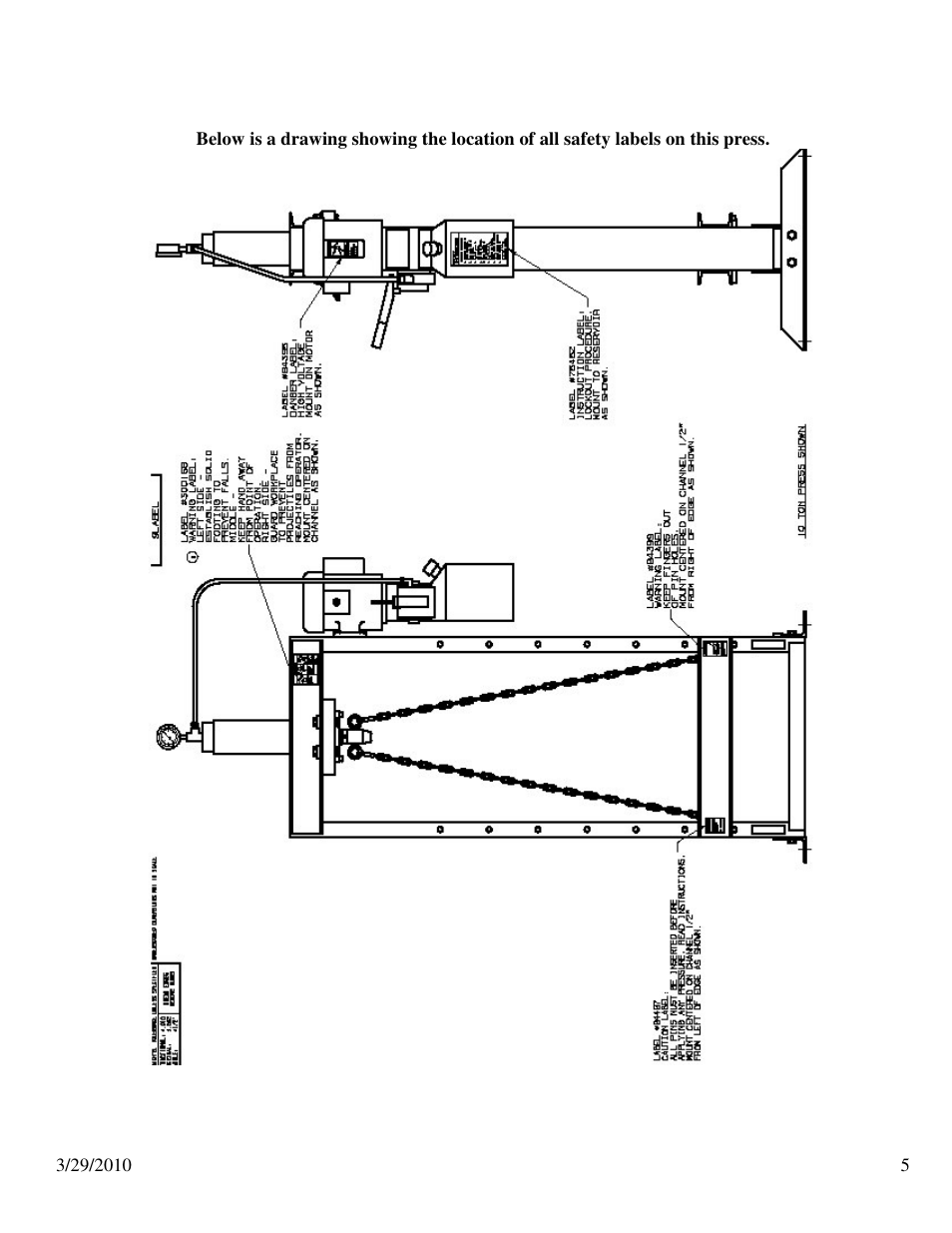 Dake Dura Press Force - 50 User Manual | Page 5 / 14
