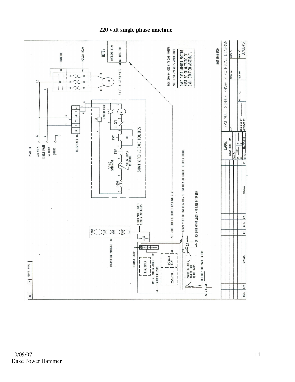 Dake Model H-100 User Manual | Page 14 / 14