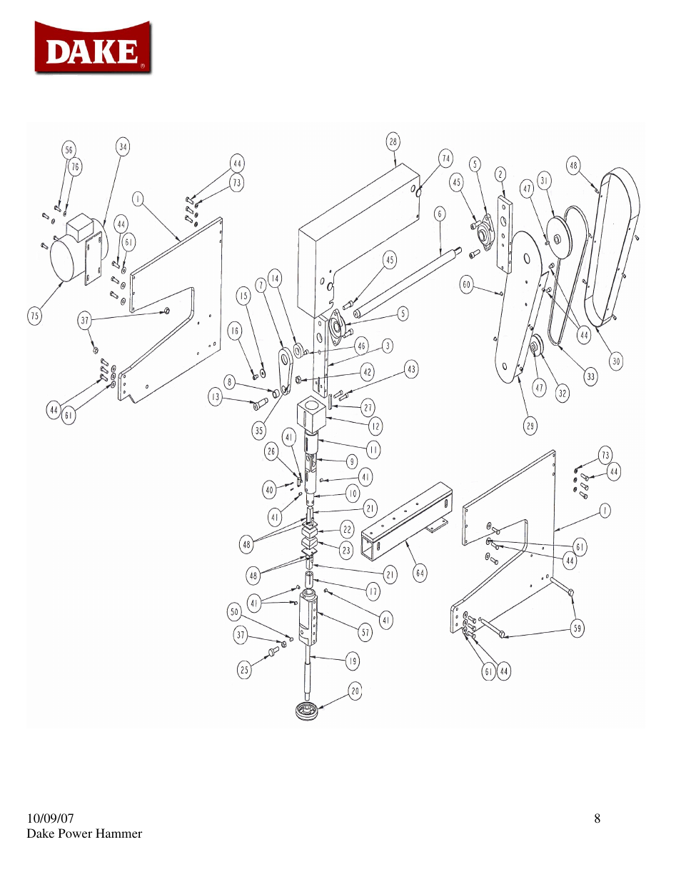 Dake Model H-100 User Manual | Page 8 / 14