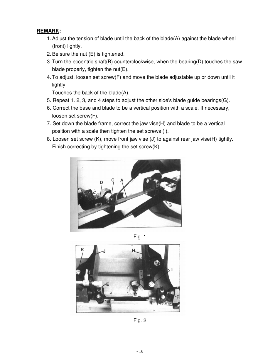 Dake Model SE 712 User Manual | Page 17 / 35