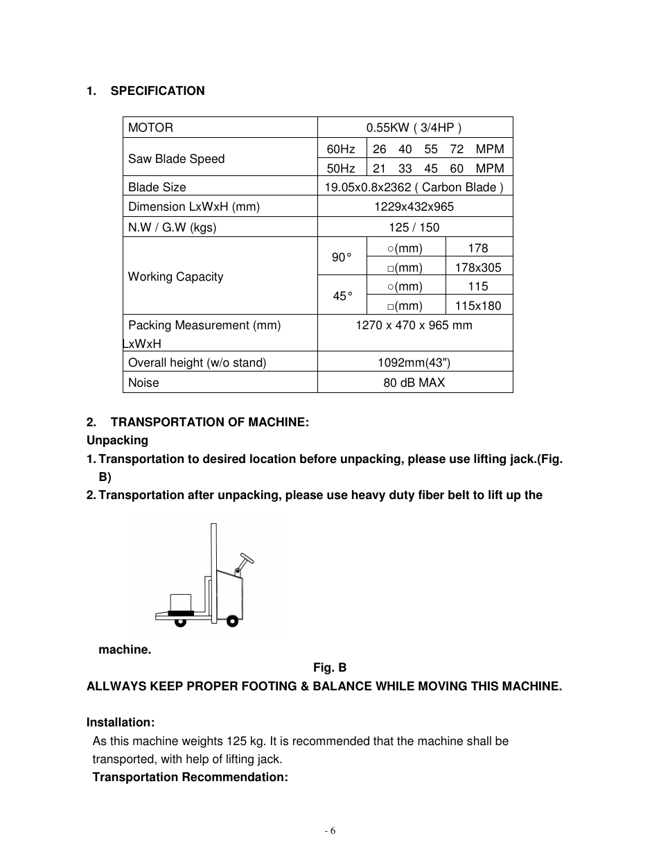 Dake Model SE 712 User Manual | Page 7 / 35