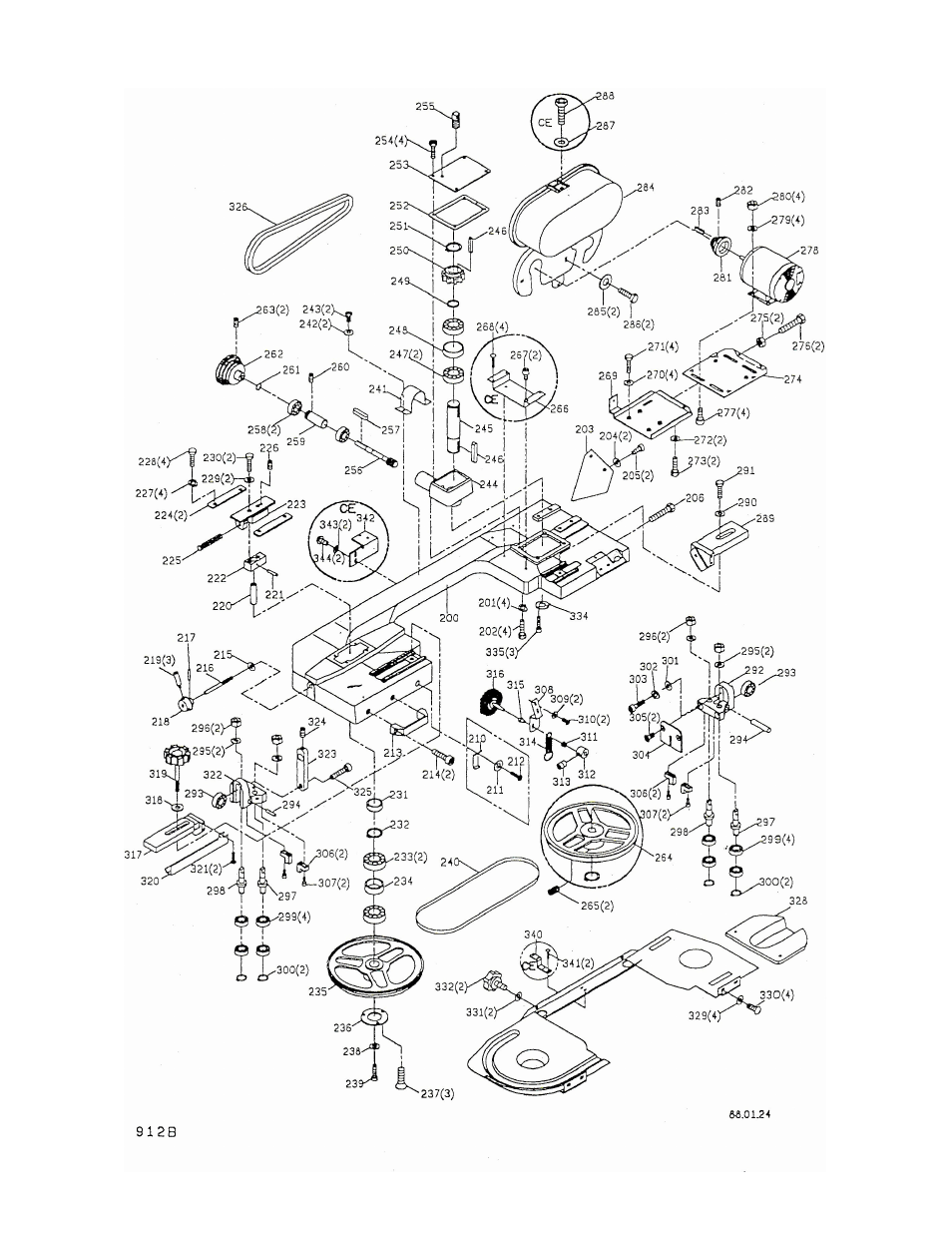 Dake Model SE 912 User Manual | Page 26 / 34