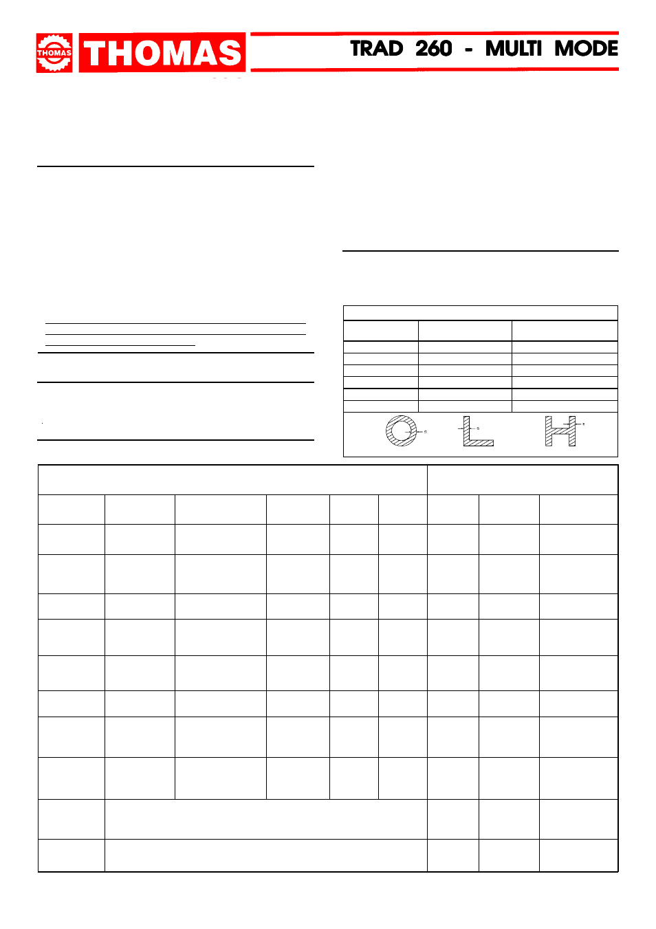 Trad 260 - mul, Material classification and choice of tool | Dake Model TRAD 260 User Manual | Page 13 / 28