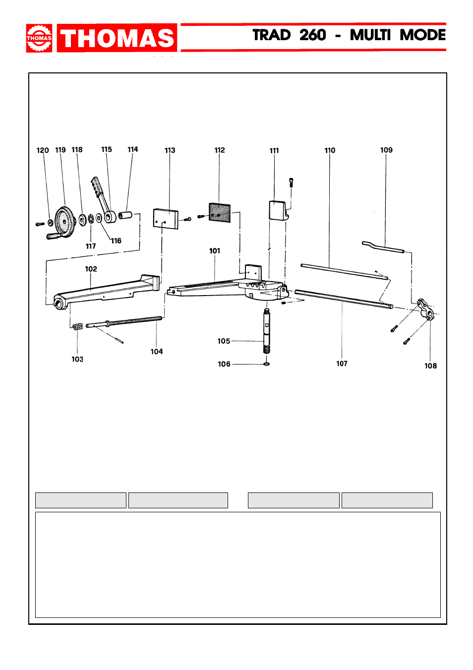 Trad 260 - mul | Dake Model TRAD 260 User Manual | Page 17 / 28