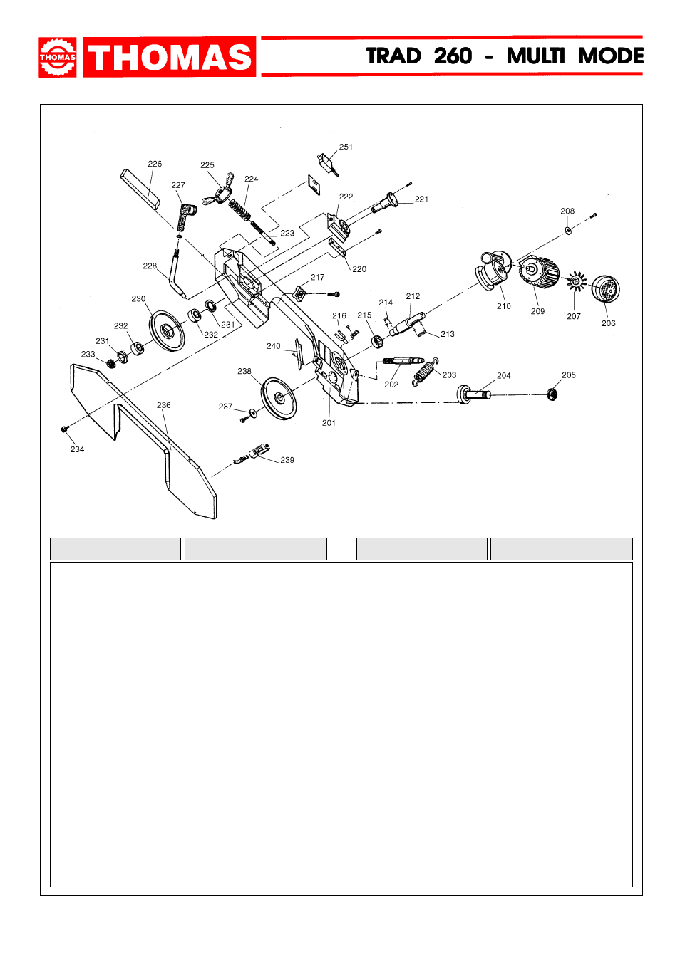 Trad 260 - mul | Dake Model TRAD 260 User Manual | Page 18 / 28