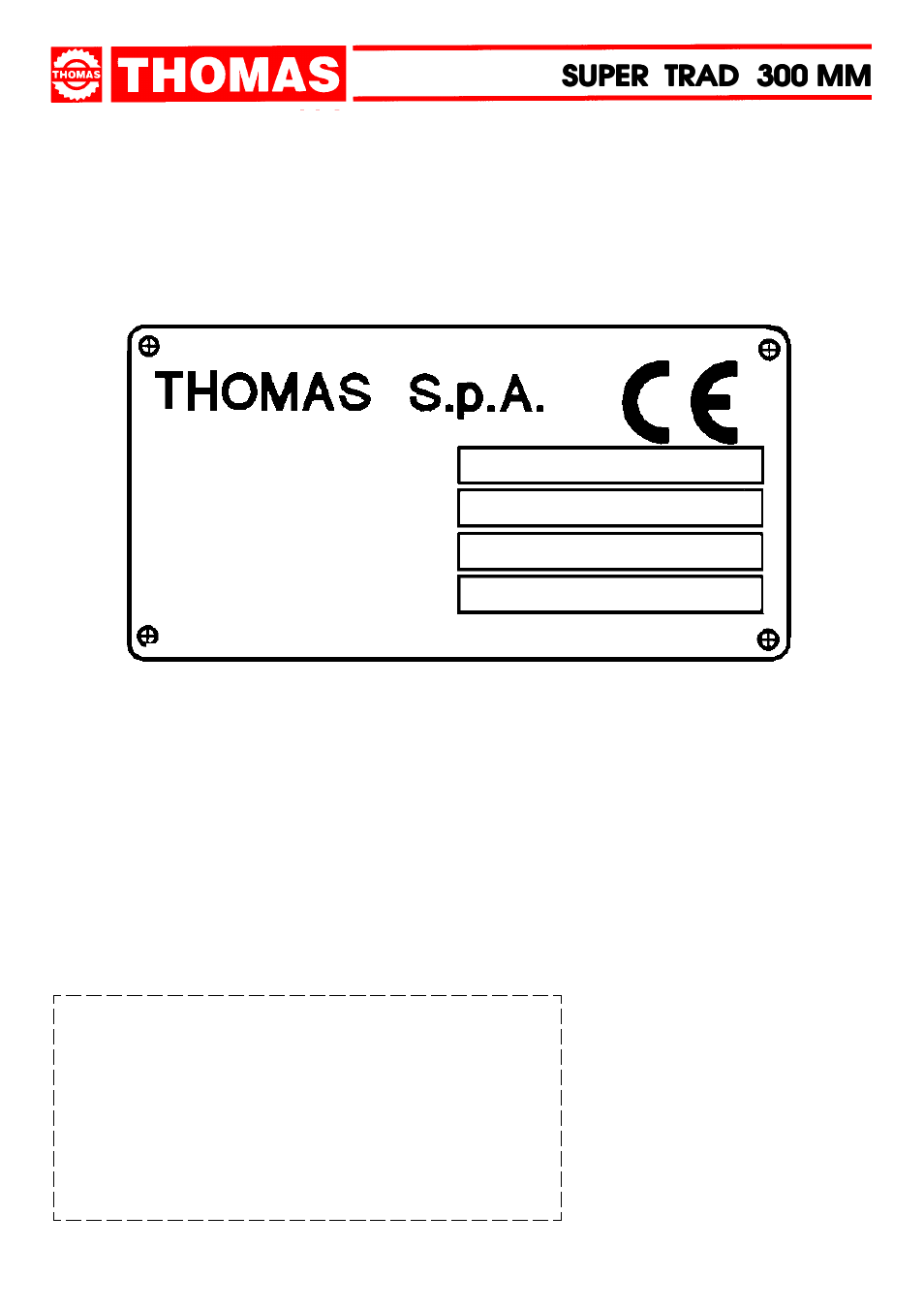 Super | Dake Model TRAD 300 User Manual | Page 3 / 32