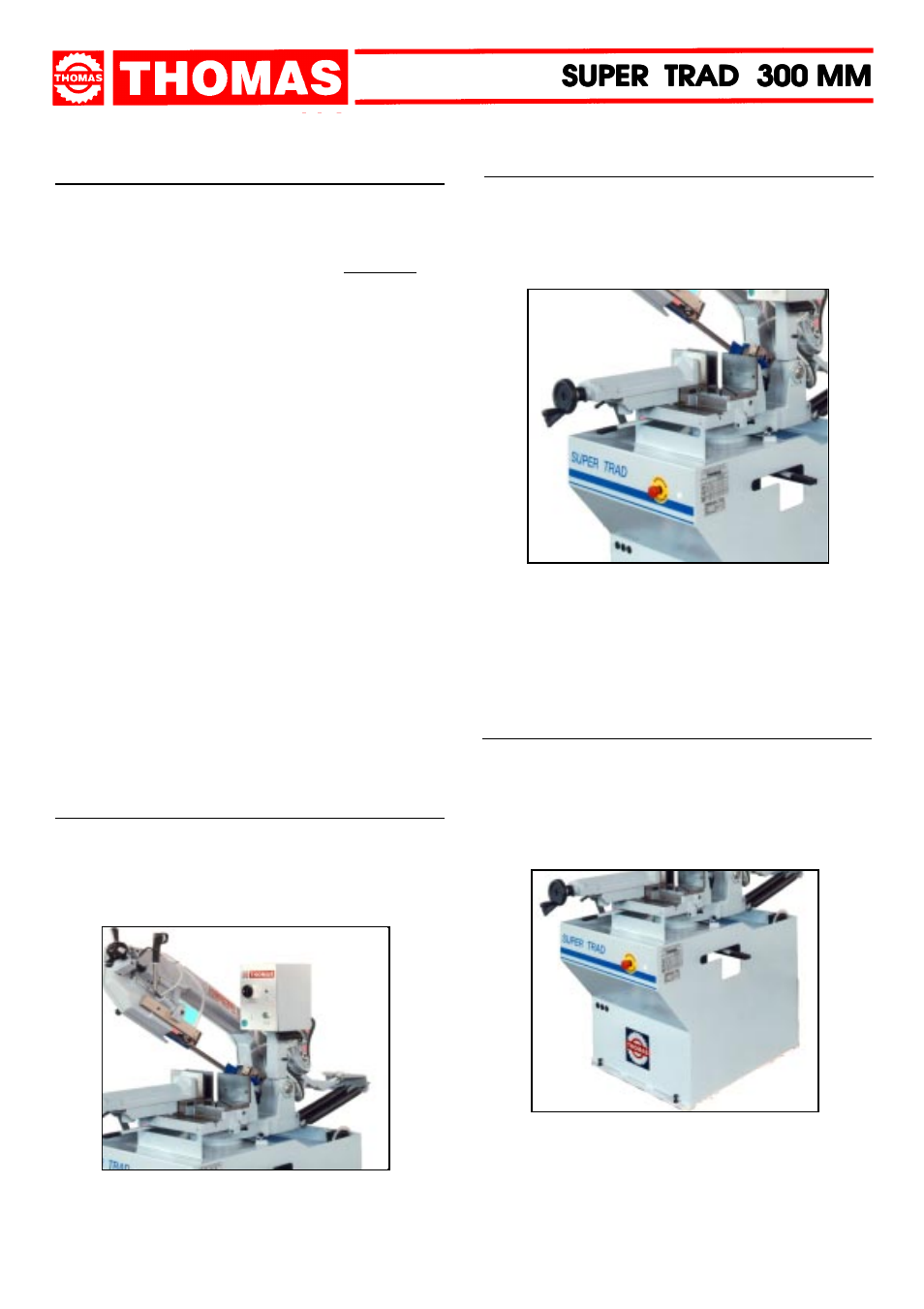 Super, Machine functional parts | Dake Model TRAD 300 User Manual | Page 8 / 32