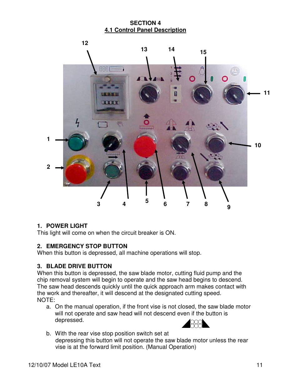 Dake Model LE10A User Manual | Page 11 / 24