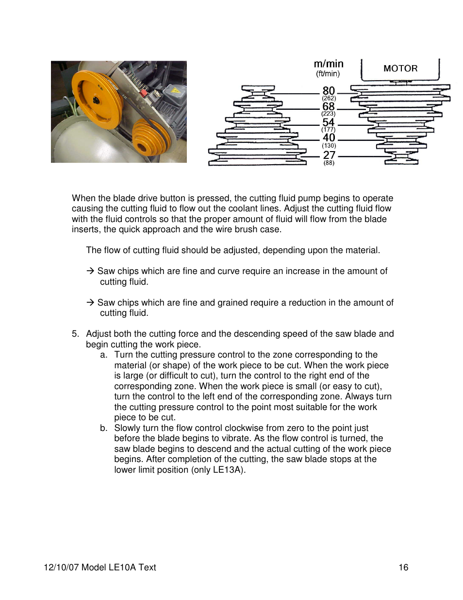 Dake Model LE10A User Manual | Page 16 / 24