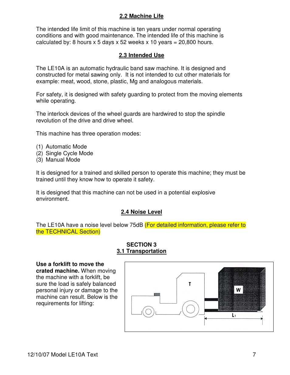 Dake Model LE10A User Manual | Page 7 / 24