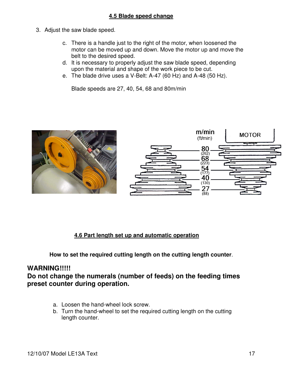 Dake Model LE 13A User Manual | Page 17 / 24
