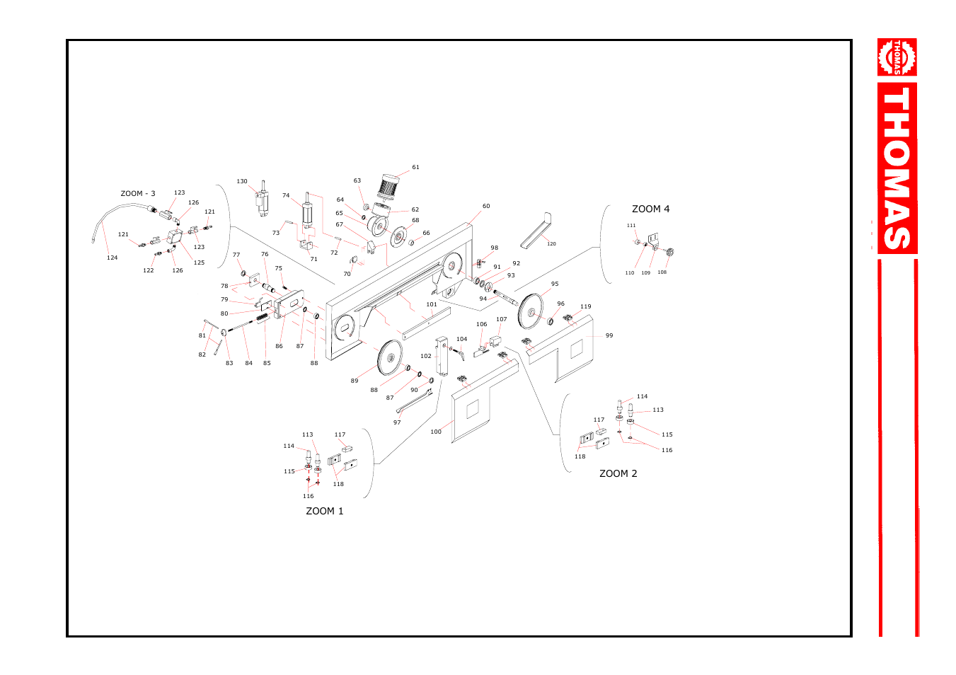 Sar 331 sa gds, Zoom 4, Zoom 1 zoom 2 | Dake Model SAR 331 User Manual | Page 20 / 32