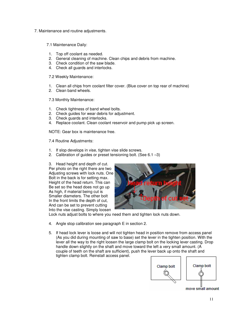 Dake Model Zip 28 User Manual | Page 11 / 22