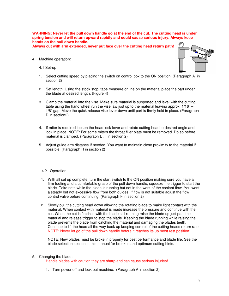 Dake Model Zip 28 User Manual | Page 8 / 22