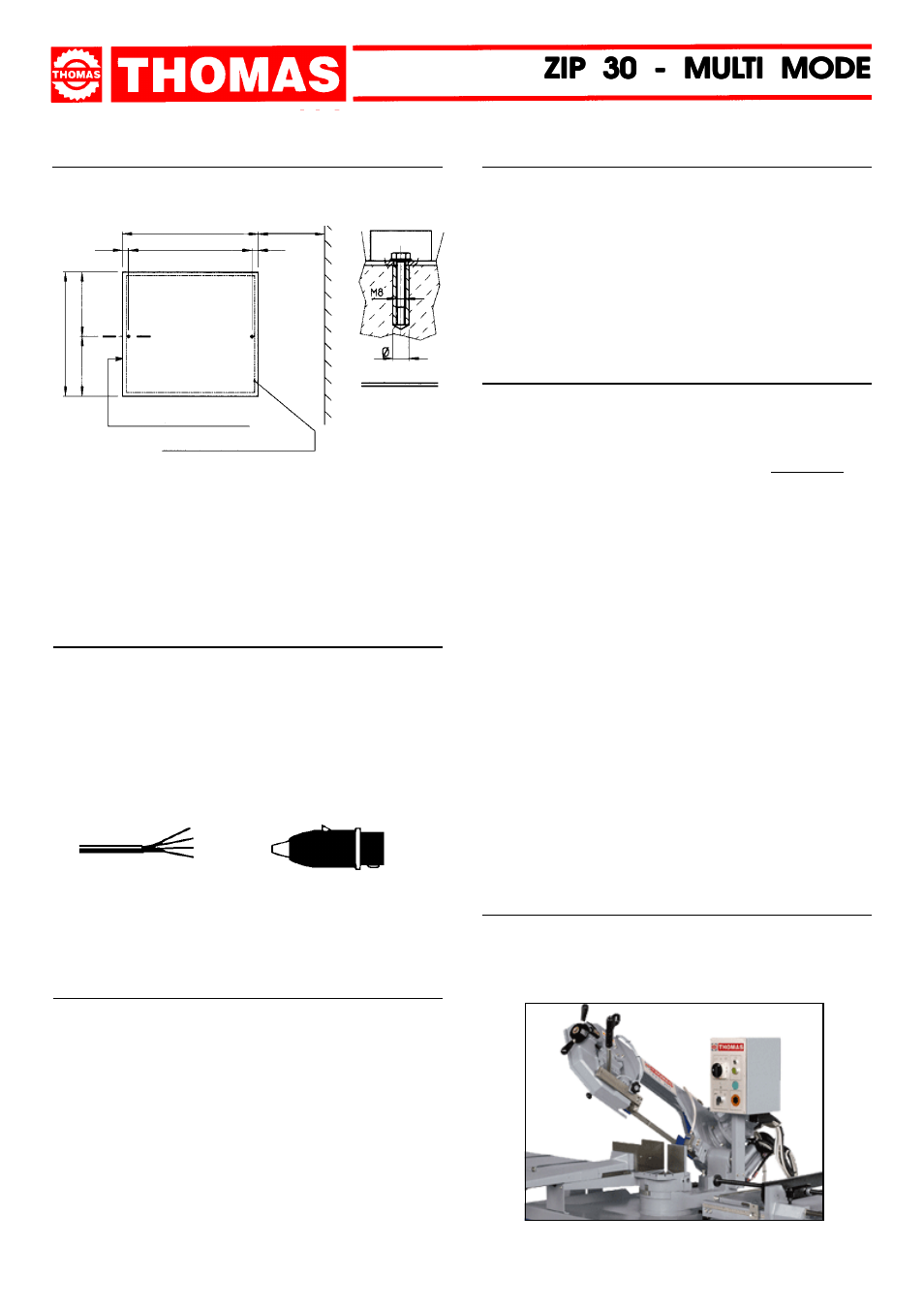 Zip 30 - mul, Machine functional parts | Dake Model Zip 30 User Manual | Page 7 / 28