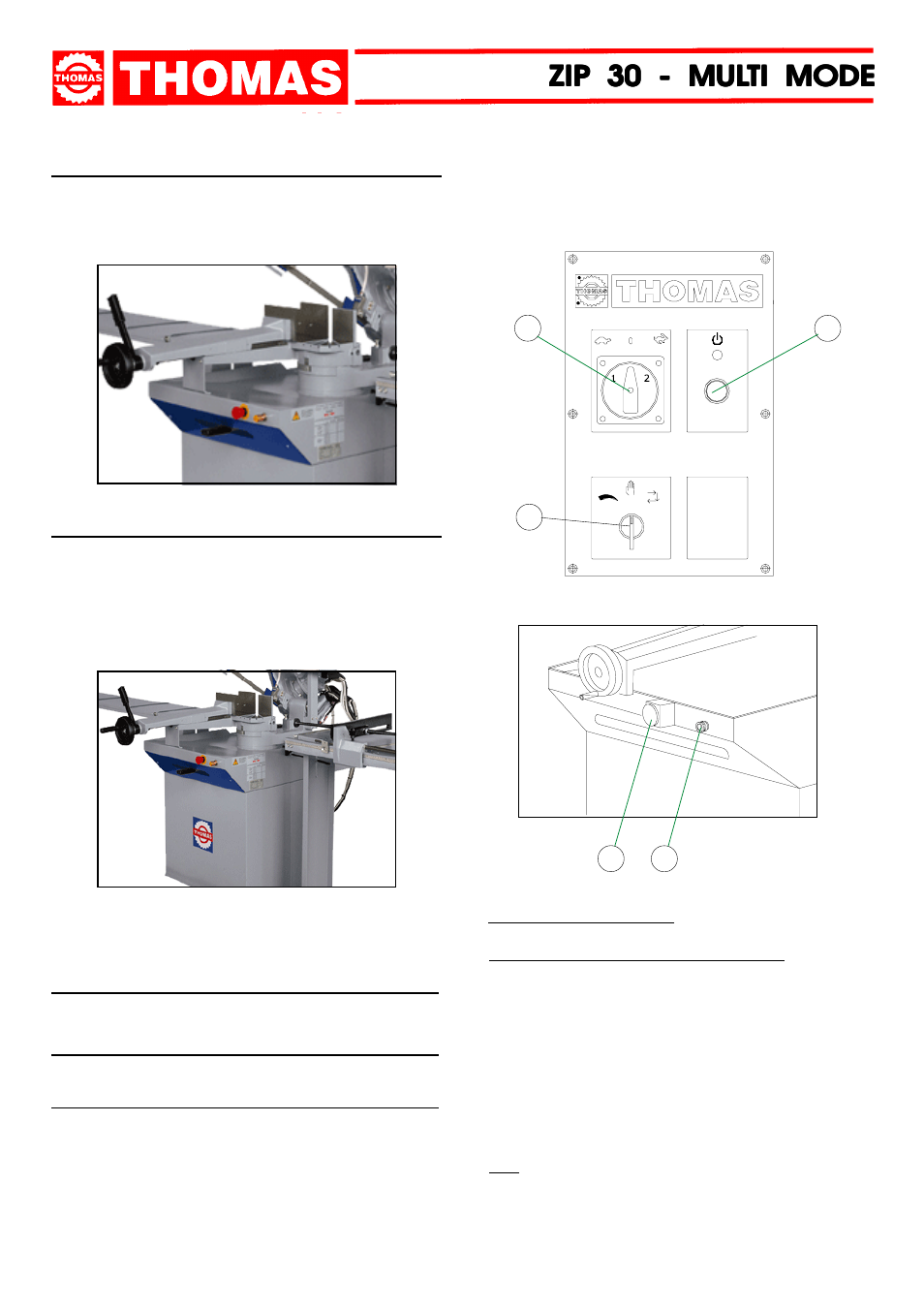 Zip 30 - mul, Description of the operating cycle | Dake Model Zip 30 User Manual | Page 8 / 28