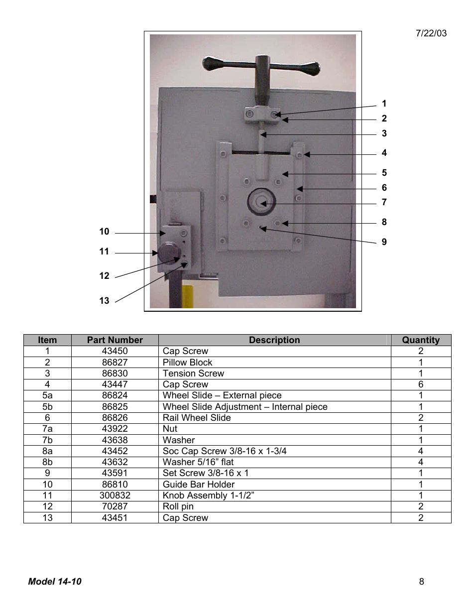 Dake Model 14-10 User Manual | Page 8 / 13