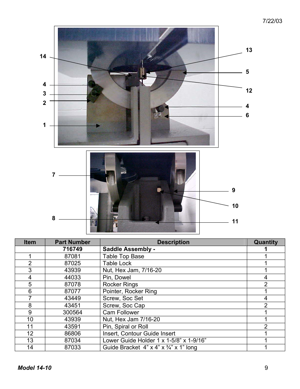 Dake Model 14-10 User Manual | Page 9 / 13