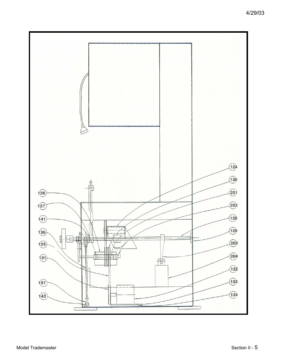 Dake Model Trademaster - Section II User Manual | Page 5 / 8