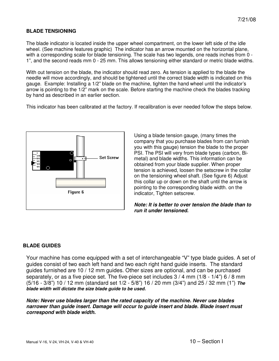 Dake Model E-V Series User Manual | Page 10 / 26
