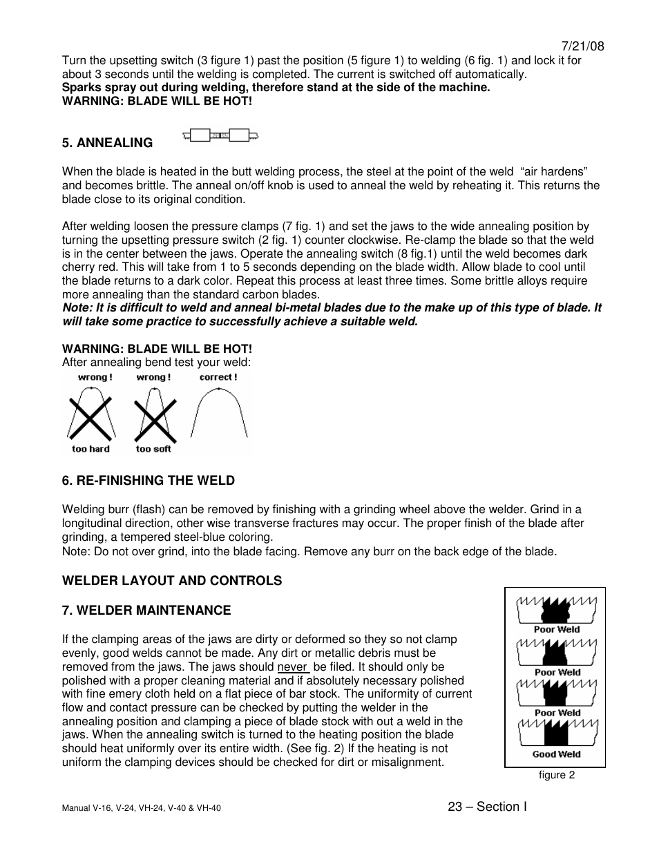 Dake Model E-V Series User Manual | Page 23 / 26