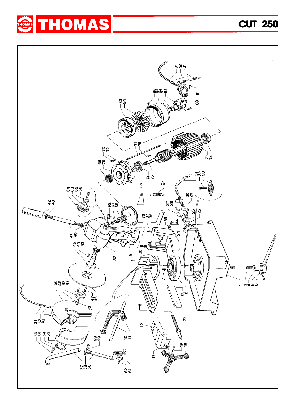 Dake Model Cut 250 User Manual | Page 13 / 20