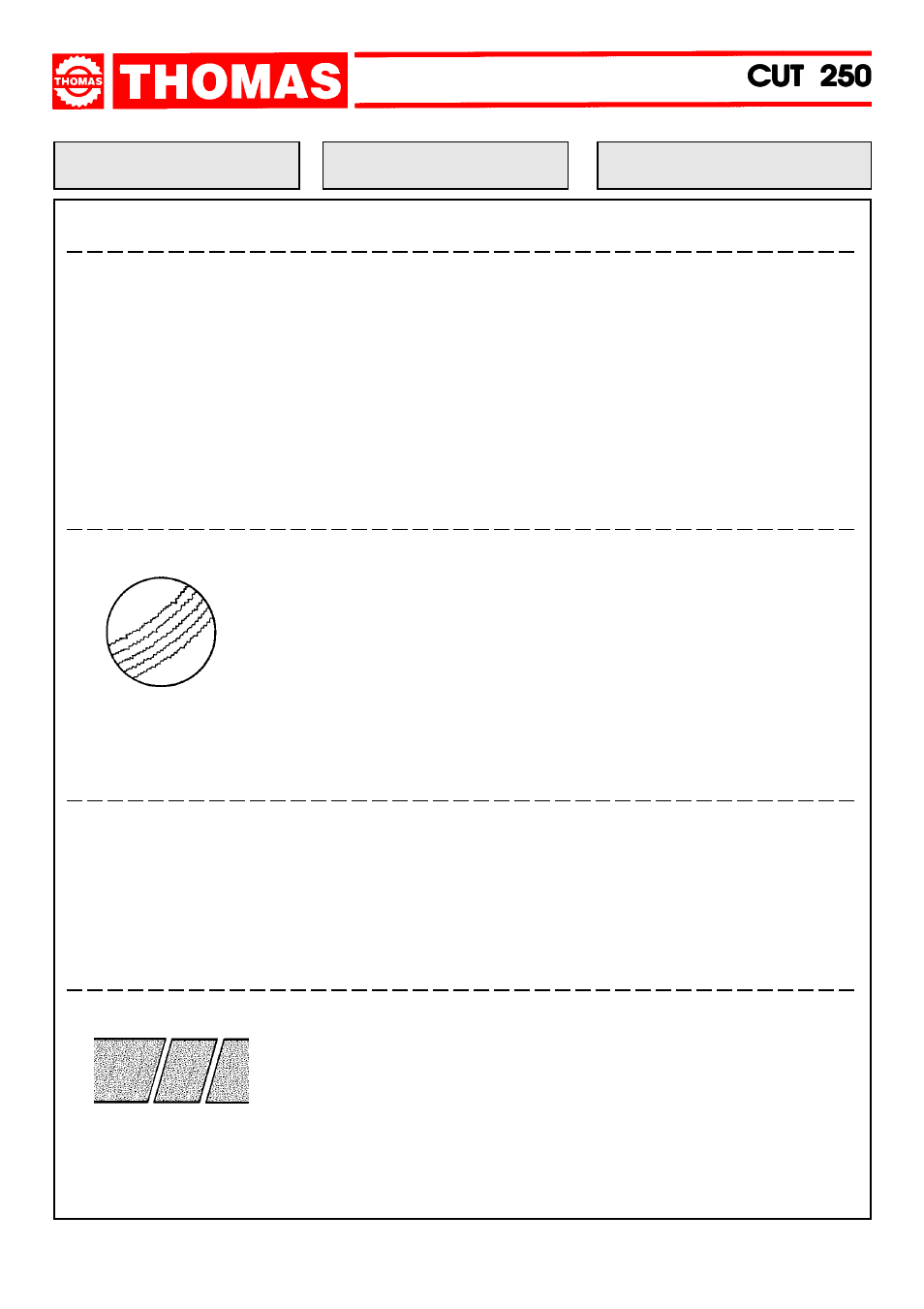 Cut 250 | Dake Model Cut 250 User Manual | Page 16 / 20