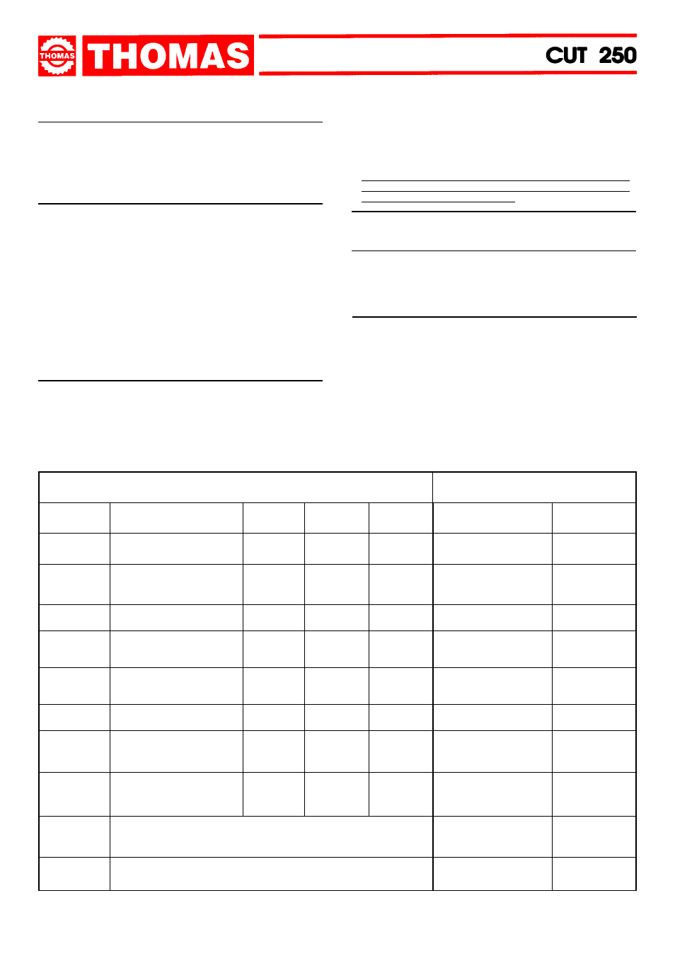 Cut 250, Material classification and choice of tool | Dake Model Cut 250 User Manual | Page 9 / 20