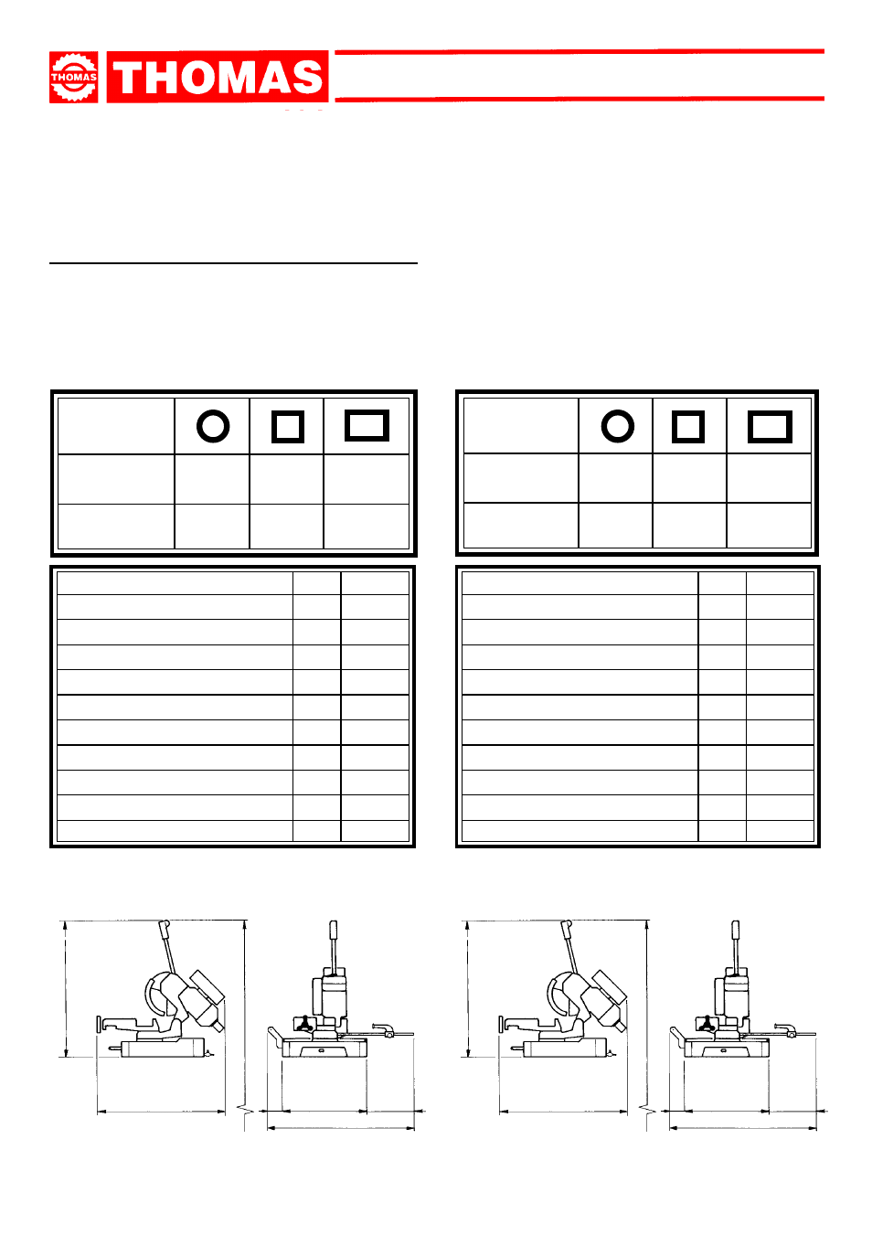 Super cut, Technical characteristics | Dake Model Super Cut 315CE User Manual | Page 5 / 24