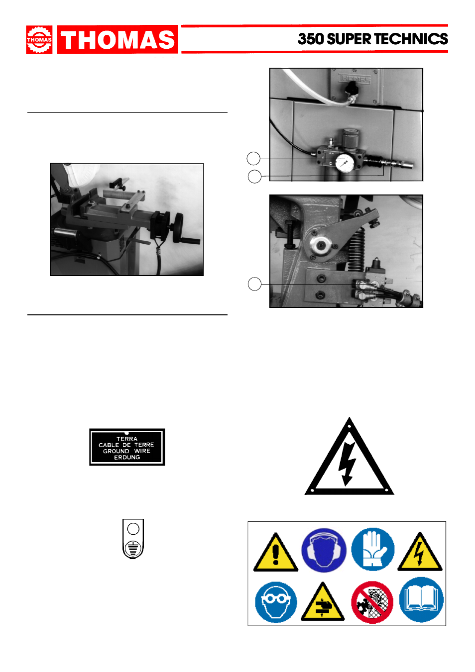 350 super technics, Plates and labels, Optional | Dake Model Super Technics 350CE User Manual | Page 21 / 24