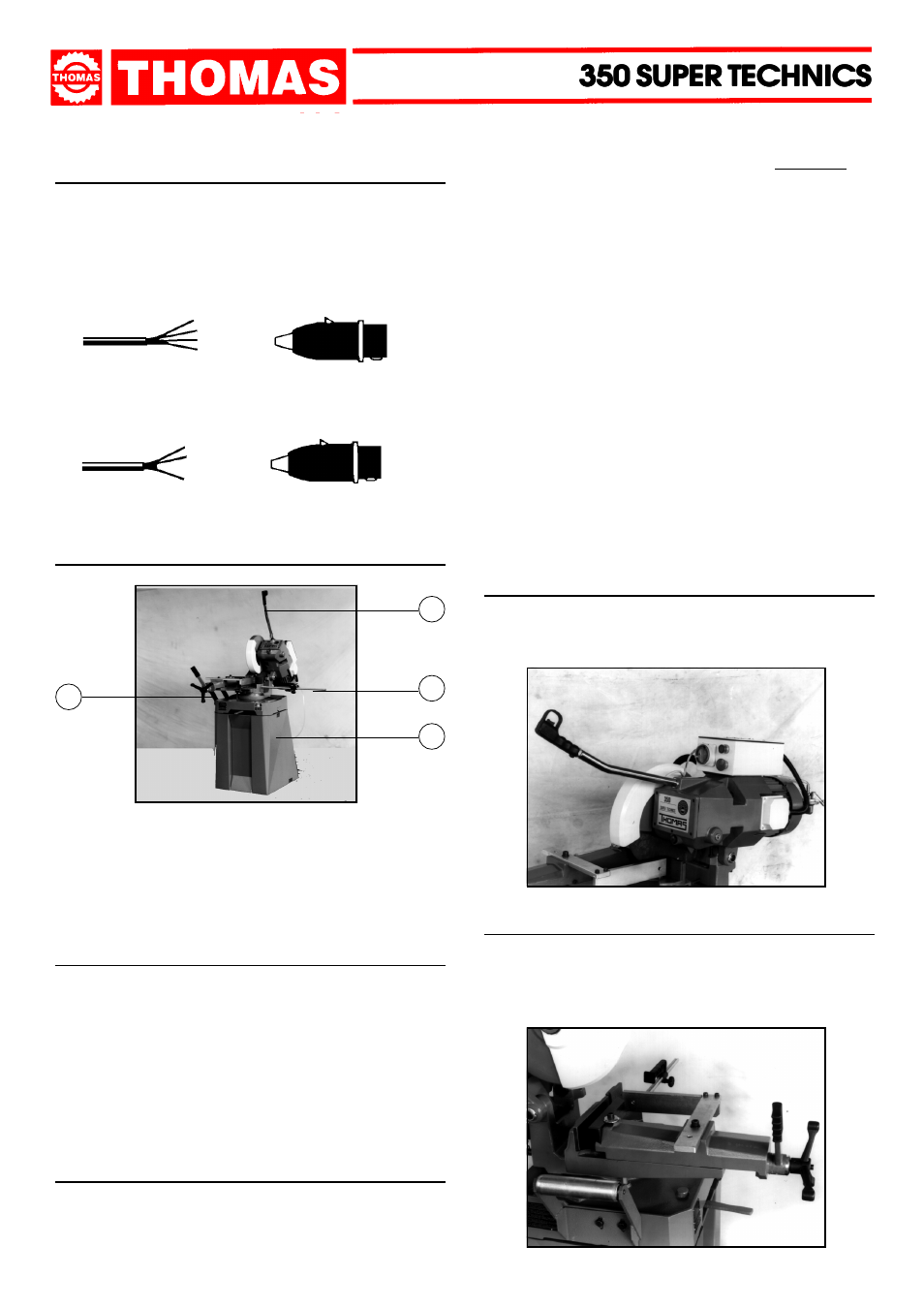 350 super technics, Machine functional parts | Dake Model Super Technics 350CE User Manual | Page 6 / 24