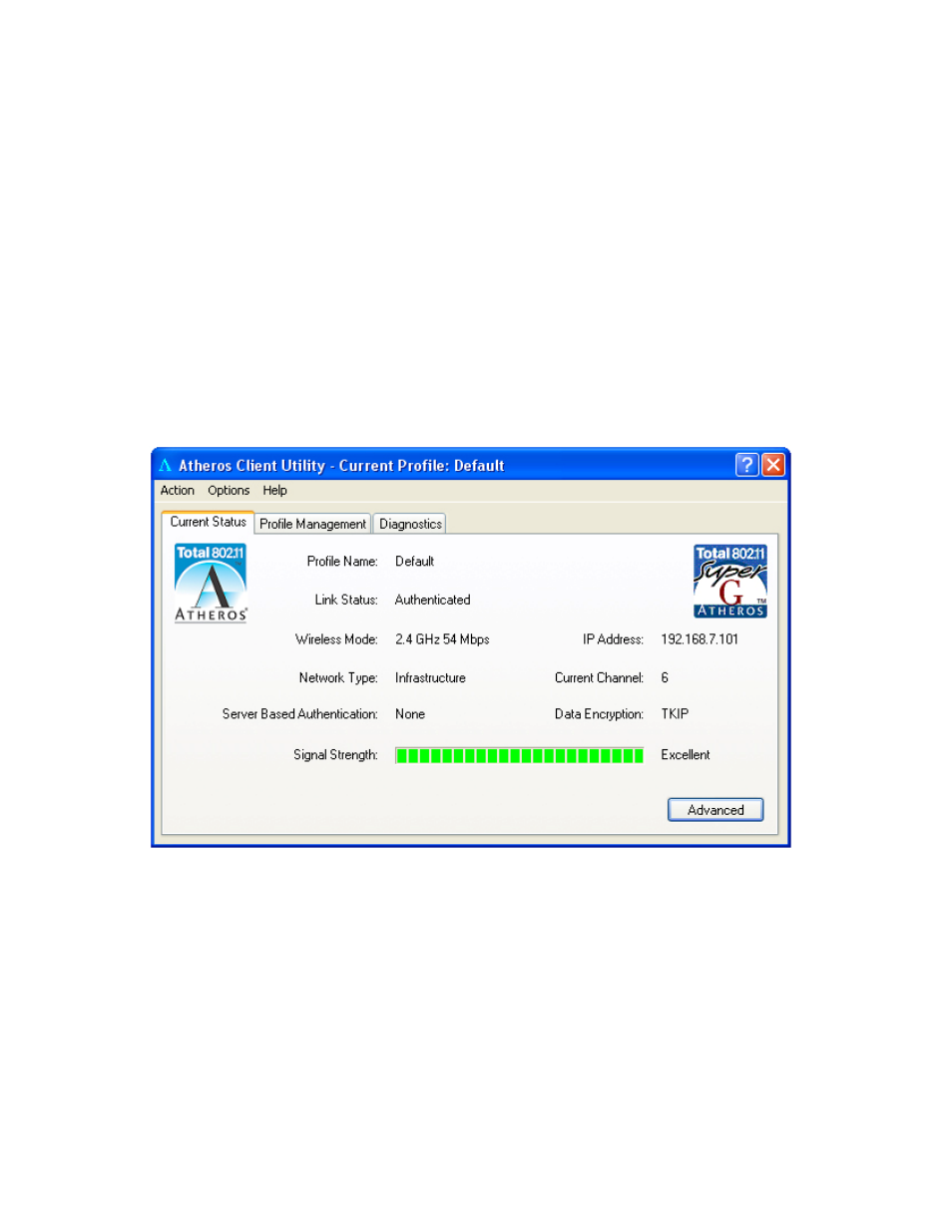 Configure client utility | Airlink101 AWLL4030 User Manual | Page 15 / 26