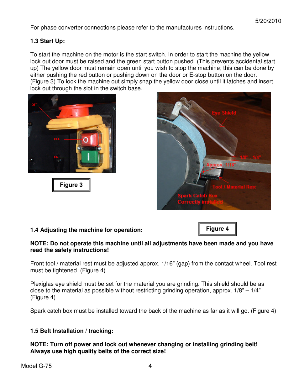 Dake Model G-75 User Manual | Page 4 / 14