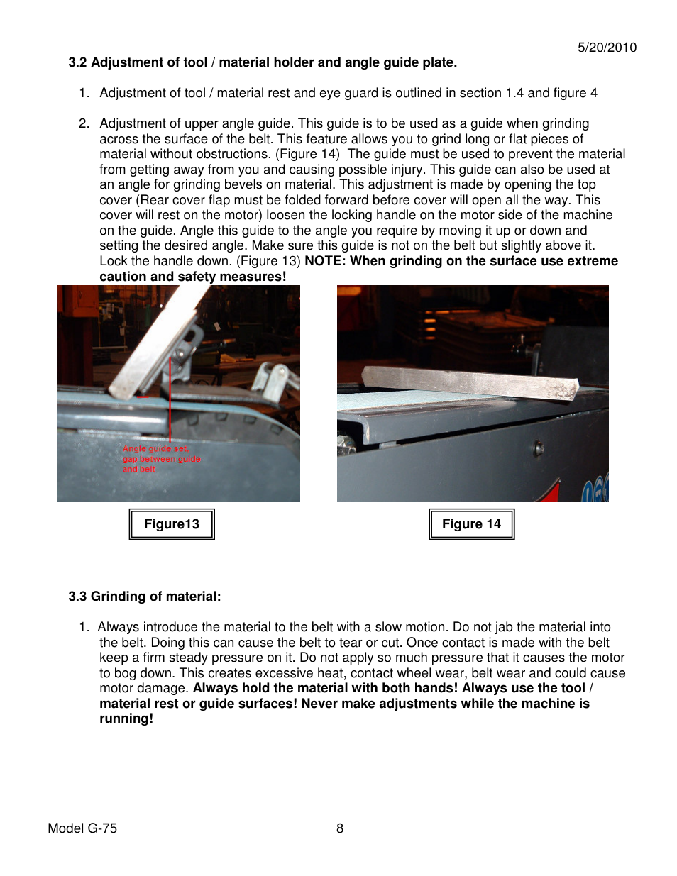 Dake Model G-75 User Manual | Page 8 / 14