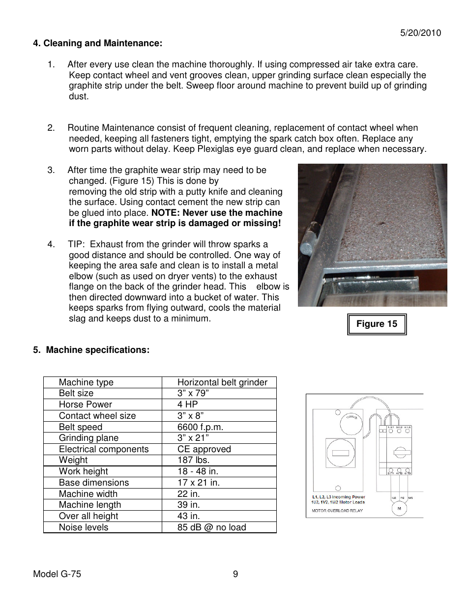Dake Model G-75 User Manual | Page 9 / 14