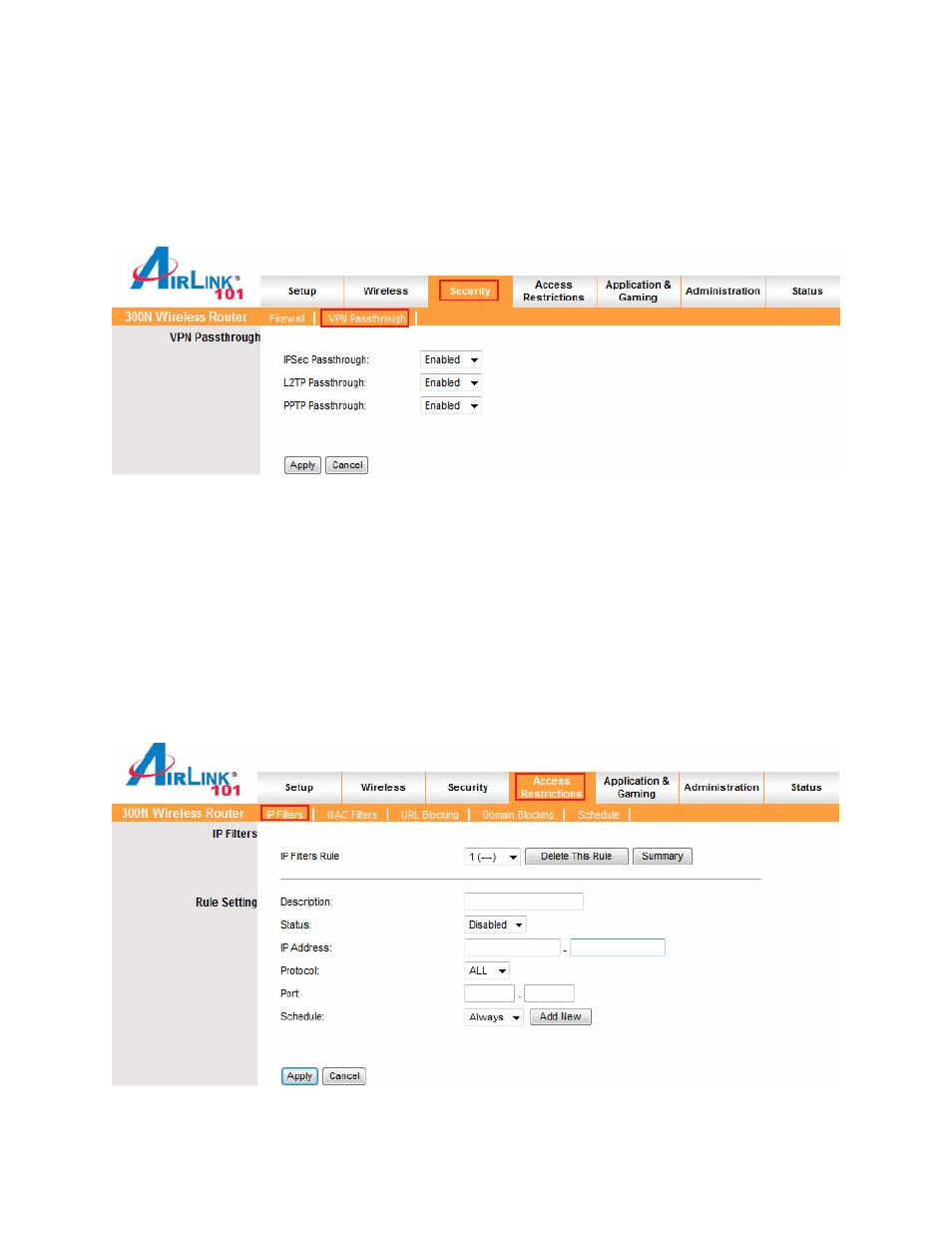 Airlink101 300N User Manual | Page 30 / 48