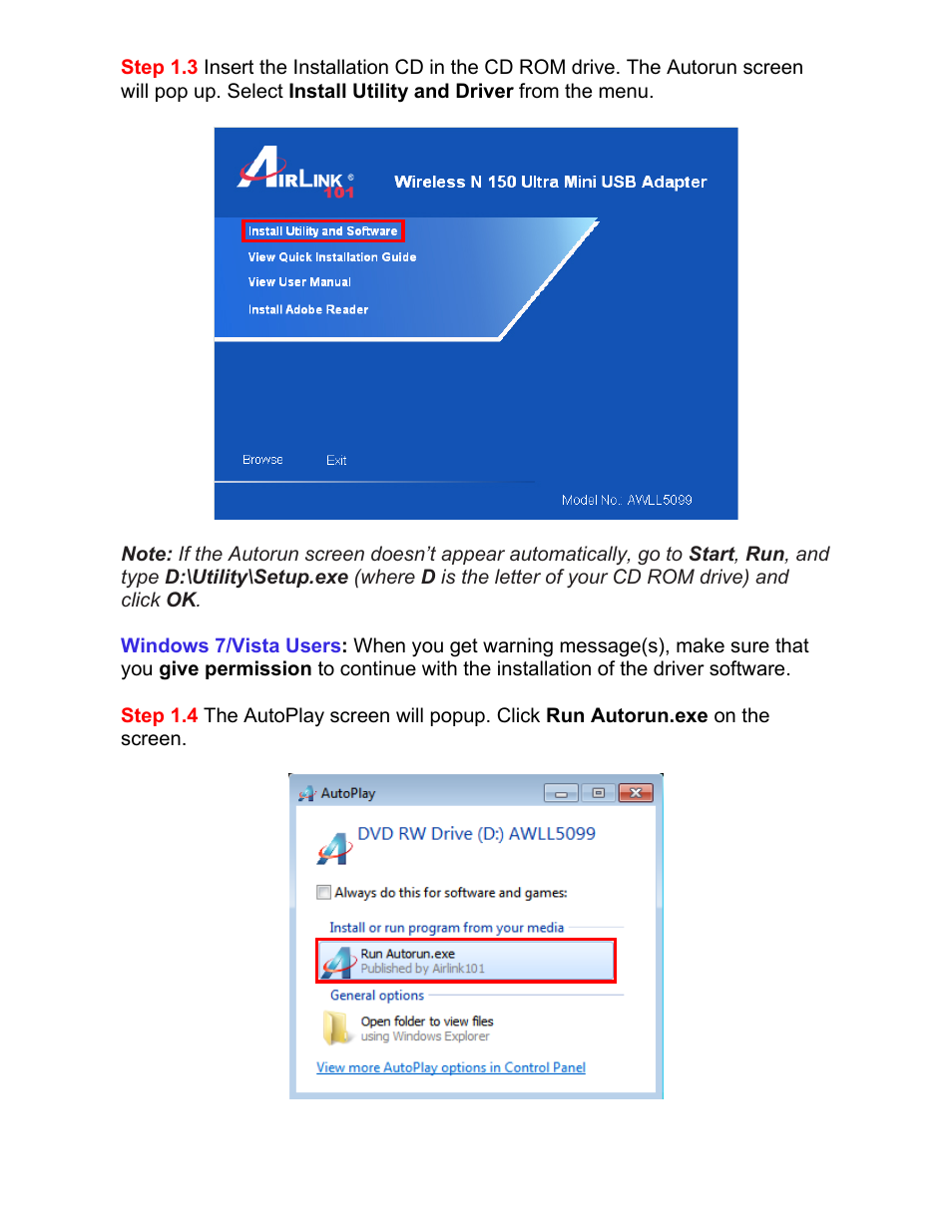 Airlink101 AWLL5099 User Manual | Page 3 / 11