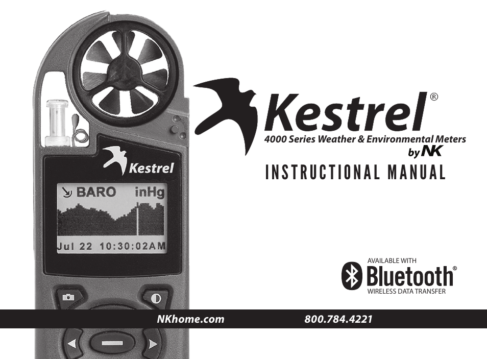 Kestrel 4000 User Manual | 24 pages