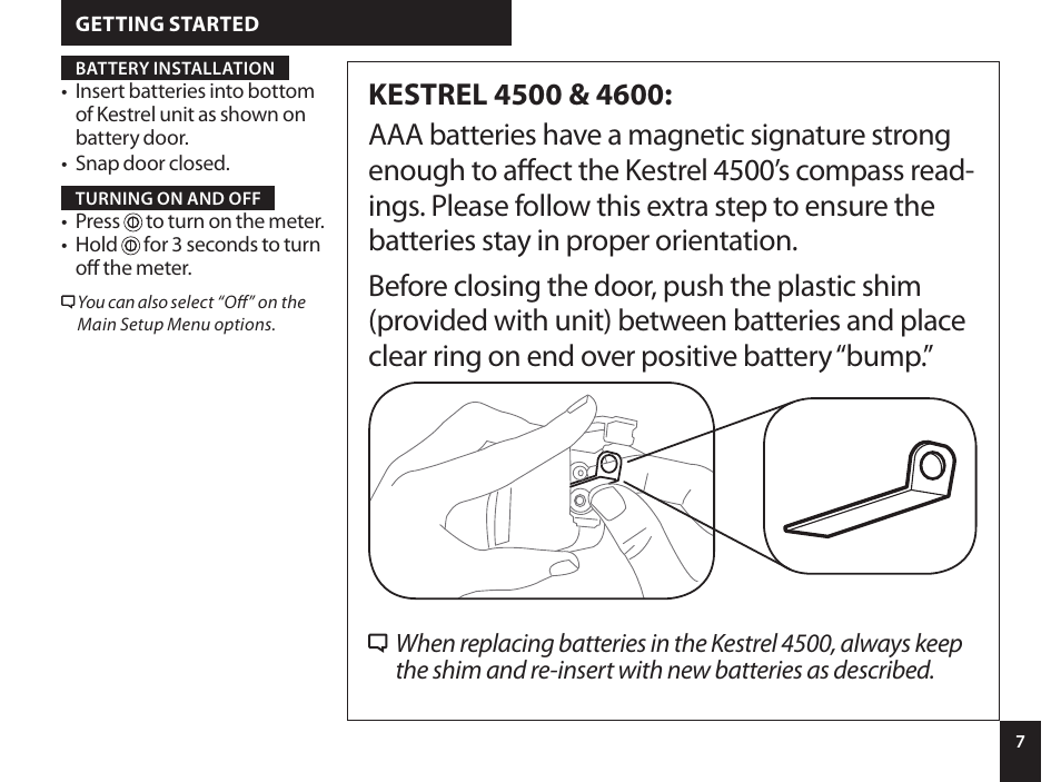 Kestrel 4000 User Manual | Page 7 / 24