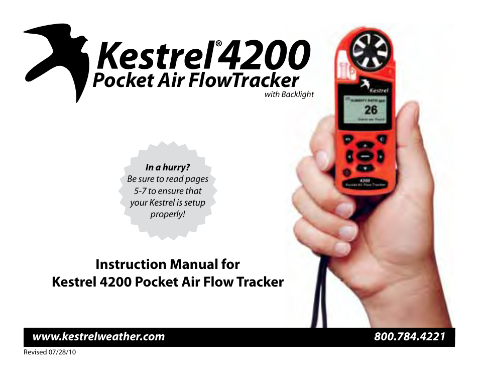 Kestrel 4200 (HVAC) User Manual | 17 pages