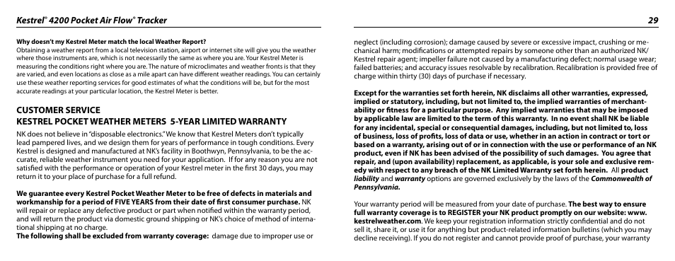 Kestrel 4200 (HVAC) User Manual | Page 15 / 17