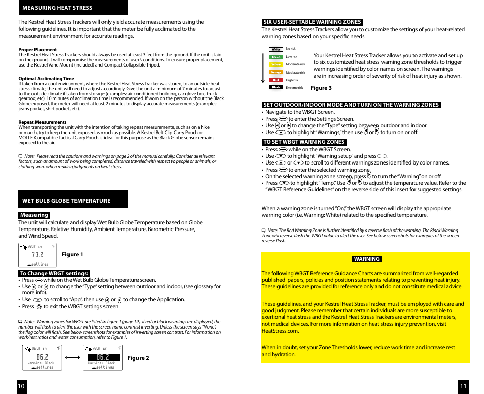 Kestrel 4600 Heat Stress Meter User Manual | Page 6 / 15
