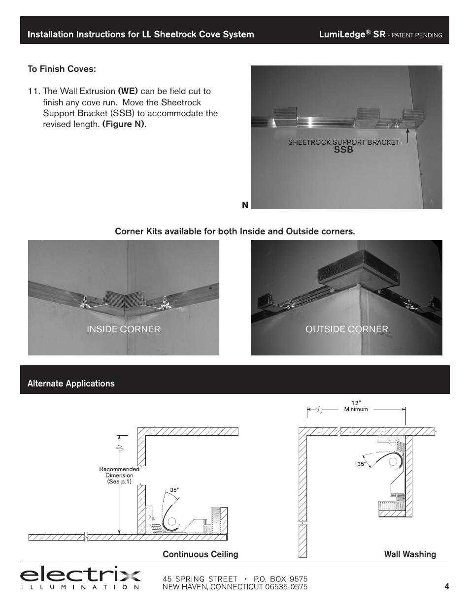 Electrix Framing System User Manual | Page 4 / 4